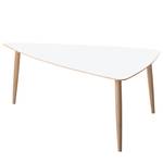 Table basse Torpa II Blanc / Chêne clair - Blanc / Chêne clair