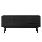 Sideboard Ledger Eiche Schwarz