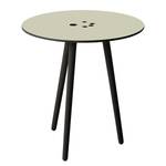 Table d'appoint Eldena I Beige vert / Chêne noir - Beige vert / Chêne noir