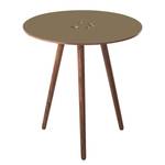 Table d'appoint Eldena I Taupe / Noyer - Taupe / Noyer