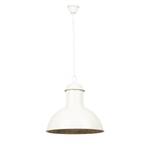 Hanglamp diameter 40cm ivoorkleurig goudkleurig 1 lichtbron