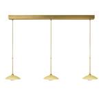 Hanglamp Aleppo 3 lichtbronnen gebruind messingkleurig