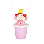 Suspension Ballon et princesse Bois 1 ampoule