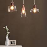 Hanglamp Beaumont glas/ijzer - 3 lichtbronnen