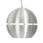 Suspension Bol Aluminium argenté 1 ampoule