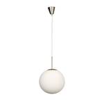 Suspension Bollique 1 ampoule Nickel mat