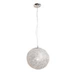 Hanglamp Bollique 1 lichtbron mat nikkelkleurig