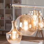 Hanglamp Brooklyn I metaal/glas - 5-lichtbronnen