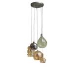 Suspension Brooklyn II Métal / Verre - 5 ampoules