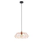 Suspension Carlton IV Acier - 1 ampoule - Cuivre / Noir