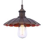 Halogen-Pendelleuchte Claudia Metall - 1-flammig - Durchmesser Lampenschirm: 25 cm