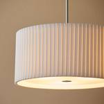 Hanglamp Cole 2- textiel/wit glas 3 lichtbronnen