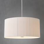 Hanglamp Cole 2- textiel/wit glas 3 lichtbronnen