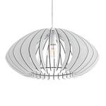 Hanglamp Cossano VII staal - 1 lichtbron - Wit