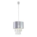 Lampada a sospensione Crystallo by Näve Materiale sintetico Color argento 1 luce