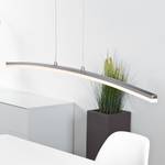 Lampada a sospensione Curved Metallo/Materiale sintetico Color argento 1 luce