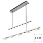 Lampada a sospensione Daan 18 luci LED Cromo/Vetro Color argento