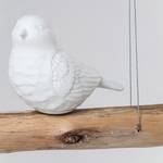 Hanglamp Dining Birds keramiek/massief grenenhout - 5 lichtbronnen