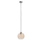 Hanglamp Nasp glas/messingkleurig - 1 lichtbron