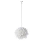 Suspension Ducky I Papier / Plumes - Blanc - 1 ampoule