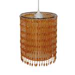 Lampenkap Fancy voor hang-/tafellamp metaal/textiel oranje 1 lichtbron