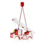 Suspension camion de pompiers Bois 2 ampoules