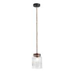 Suspension Finn Métal transparent 1 ampoule