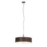 Hanglamp Gentle metaal/bruin glas 4 lichtbronnen