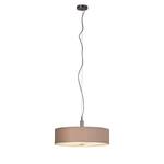 Lampada a sospensione Gentle Metallo/Materiale sintetico Grigio 4 luci