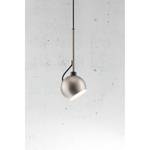 Pendelleuchte Globe Metall Silber - 1-flammig