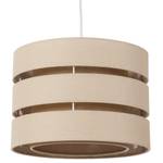 Suspension Hek Coton / Métal - 1 ampoule - Beige