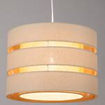 Lampada a sospensione Hek cotone / metallo - 1 luce - Beige