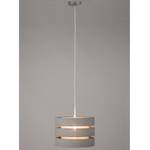 Lampada a sospensione Hek cotone / metallo - 1 luce - Grigio pietra