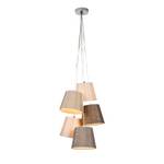 Hanglamp Illon geweven stof - 5 lichtbronnen