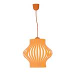 Hanglamp kunststof oranje 1 lichtbron