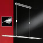 LED-hanglamp Lomia metaal/zilverkleurig glas