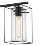 Hanglamp Loncino II rookglas / staal - 3 lichtbronnen