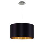 Suspension Maserlo II Tissu / Acier - 38 - Noir / Doré