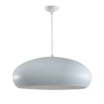 Hanglamp metaal - wit - 1 lichtbron