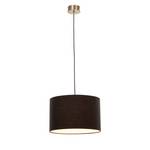 Suspension Modis Tissu / Fer - 1 ampoule - Noir