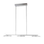 LED-hanglamp Pallada 6 lichtbronnen mat nikkelkleurig