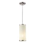 Hanglamp PERLA -1 lichtbron Wit - Metaal - Plastic - 13 x 42 x 13 cm