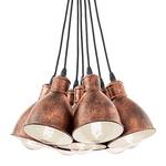 Hanglamp Priddy staal - 7 lichtbronnen - Koperkleurig