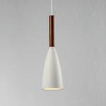 Hanglamp Pure wit metaal 1 lichtbron