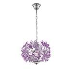 Pendelleuchte PURPLE Chrom - Silber - 1-flammig