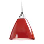 Lampada a sospensione Read Metallo rosso - Abat-jour diametro: 20 cm