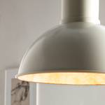 Hanglamp 1 lichtbron - 40 cm rond - wit/goudkleurig