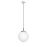 Hanglamp Rondo Opal opaalglas / staal - 1 lichtbron - Diameter: 20 cm