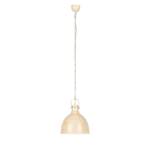 Hanglamp Saiki metaal - 1 lichtbron - Beige/geel