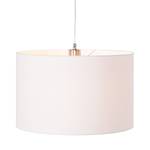 Hanglamp Shima geweven stof/metaal - 1 lichtbron - Wit